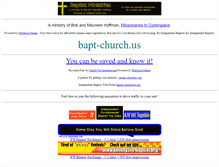 Tablet Screenshot of bapt-church.us